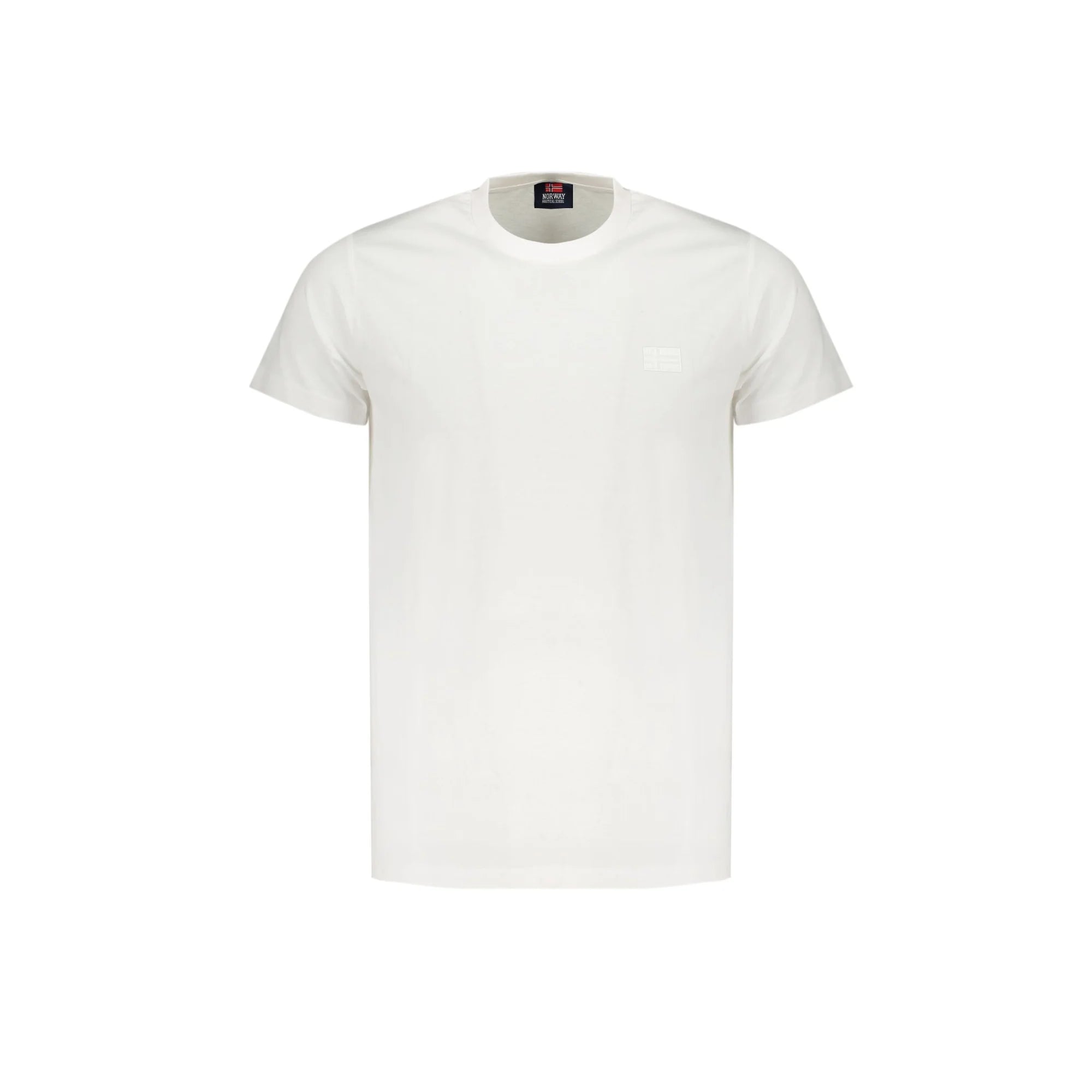Norway 1963 T-Shirt Maniche Corte Uomo Bianca Ricamo Bianco - foto prodotto